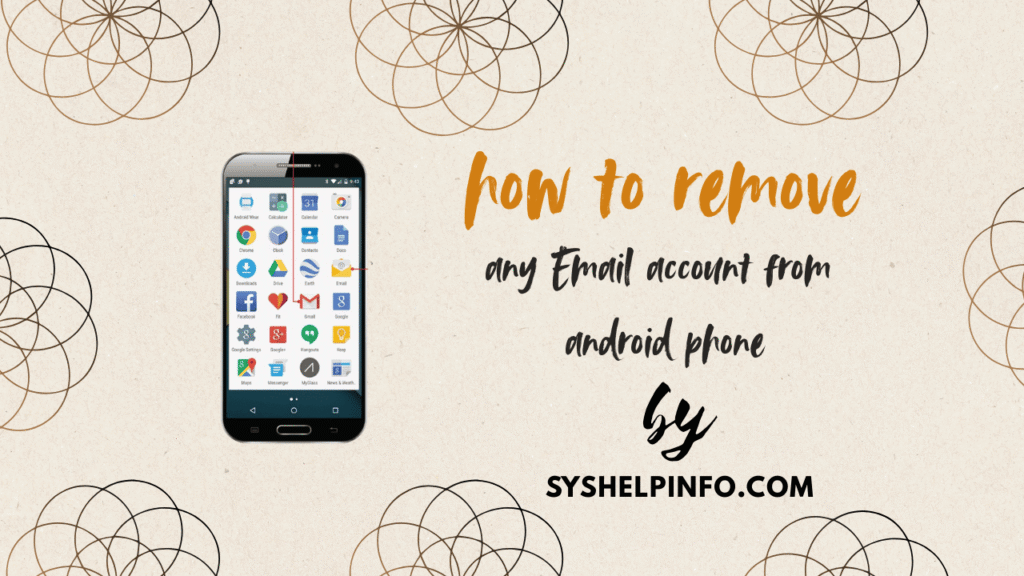 How to delete an Email Account from your Android Phone